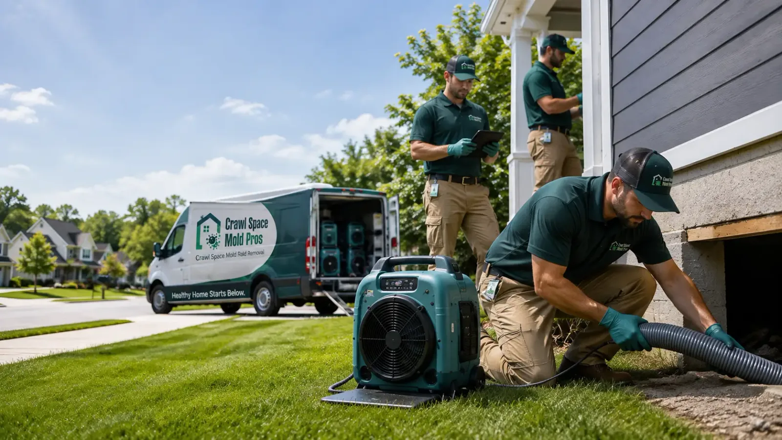 Crawl Space Mold Removal in Morrisville, NY